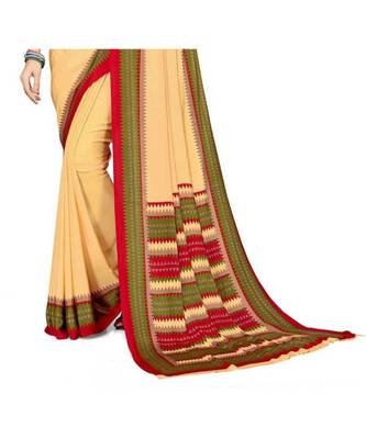 Printed Daily Wear Crepe Saree 2
