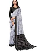 Printed Daily Wear Crepe Saree