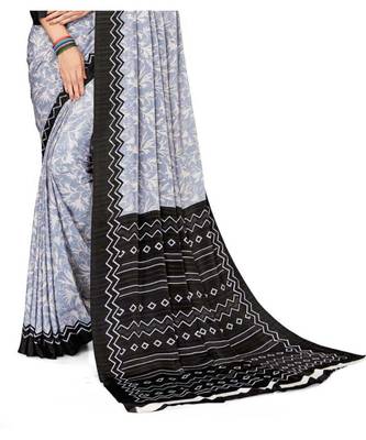 Printed Daily Wear Crepe Saree 2