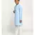 Sky Blue and White Cotton Boys Kurta Pyjama