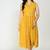 Altiven Women's Mustrd Rayon Printed Sleeveless Collar Neck Casual Dress