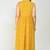 Altiven Women's Mustrd Rayon Printed Sleeveless Collar Neck Casual Dress