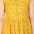 Altiven Women's Mustrd Rayon Printed Sleeveless Collar Neck Casual Dress