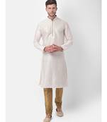 DEYANN Ethnic Motif Printed Kurta Churidar Set