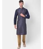 DEYANN Ethnic Motif Printed Kurta Churidar Set