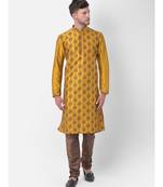 DEYANN Ethnic Motif Printed Kurta Churidar Set