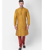 DEYANN Ethnic Motif Printed Kurta Churidar Set