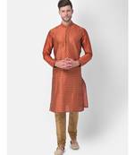 DEYANN Ethnic Motif Printed Kurta Churidar Set