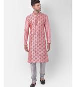 DEYANN Ethnic Motif Printed Kurta Churidar Set