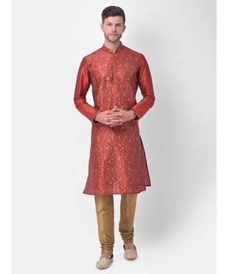 DEYANN Ethnic Motif Printed Kurta Churidar Set 1