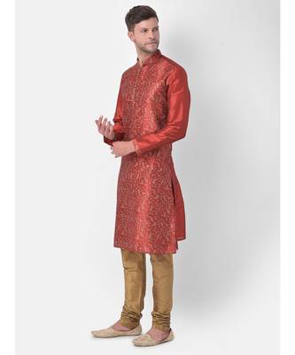 DEYANN Ethnic Motif Printed Kurta Churidar Set 2