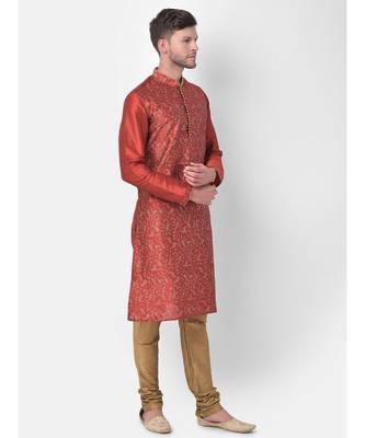DEYANN Ethnic Motif Printed Kurta Churidar Set 3