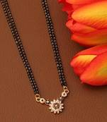 Black diamond mangalsutra