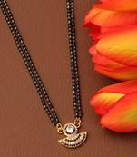 Black diamond mangalsutra
