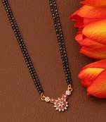 Red diamond mangalsutra