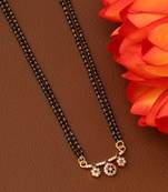 Black diamond mangalsutra