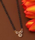 Black diamond mangalsutra