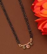 Multicolor diamond mangalsutra