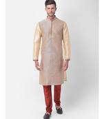 DEYANN Ethnic Motif Printed Kurta Churidar Set