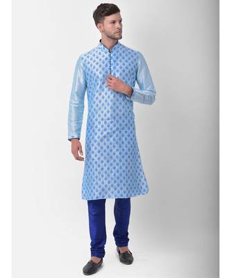 DEYANN Ethnic Motif Printed Kurta Churidar Set 1