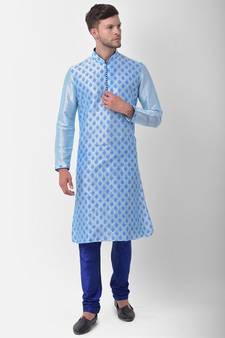 DEYANN Ethnic Motif Printed Kurta Churidar Set