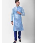 DEYANN Ethnic Motif Printed Kurta Churidar Set