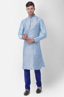 DEYANN Ethnic Motif Printed Kurta Churidar Set