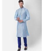 DEYANN Ethnic Motif Printed Kurta Churidar Set