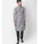 DEYANN Ethnic Motif Printed Kurta Churidar Set