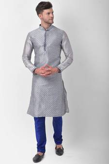 DEYANN Ethnic Motif Printed Kurta Churidar Set