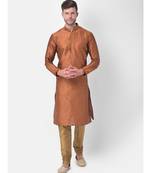 DEYANN Ethnic Motif Printed Kurta Churidar Set