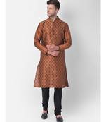 DEYANN Ethnic Motif Printed Kurta Churidar Set