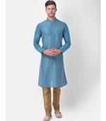 DEYANN Ethnic Motif Printed Kurta Churidar Set