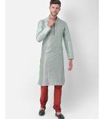 DEYANN Ethnic Motif Printed Kurta Churidar Set