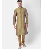 DEYANN Ethnic Motif Printed Kurta Churidar Set