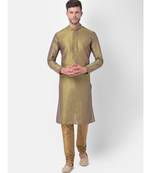 DEYANN Ethnic Motif Printed Kurta Churidar Set