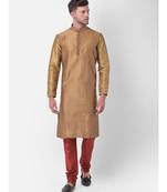 DEYANN Ethnic Motif Printed Kurta Churidar Set