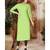 CLOTH BOOST Presenting Rayon printed Full Sleeve Light Green Kurti
