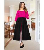 CLOTH BOOST Presenting Rayon printed Short Sleeve Pink Kurti