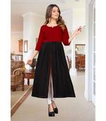 CLOTH BOOST Presenting Rayon printed Short Sleeve Maroon Kurti