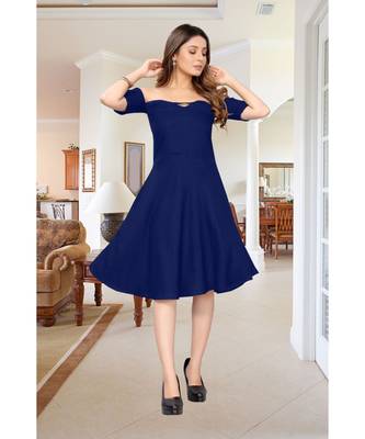 CLOTH BOOST Presenting Rayon printed Half Sleeve Blue Kurti 3