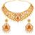 Gold Plated Traditional Latest Designe Choker Wedding  Jewellery Set For Women Girls