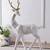 White Reindeers Figurine