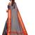 Kimisha Women's Grey Silk Saree With Blouse Piece