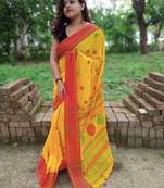 Kula Woven Jamdani Saree