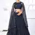 Navy-blue Thread with Sequins embroidered net semi stitched wedding lehenga