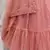 Peach Thread with Sequins embroidered net semi stitched wedding lehenga