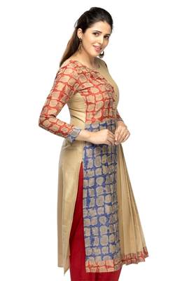 Multicolor hand woven viscose multicolor-kurtis 3