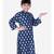 Block Print Cotton Kurta for Girls  Blue