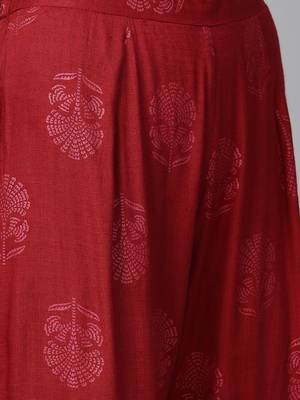 Indo Era Printed Straight Kurta with Sharara Dupatta Set 5